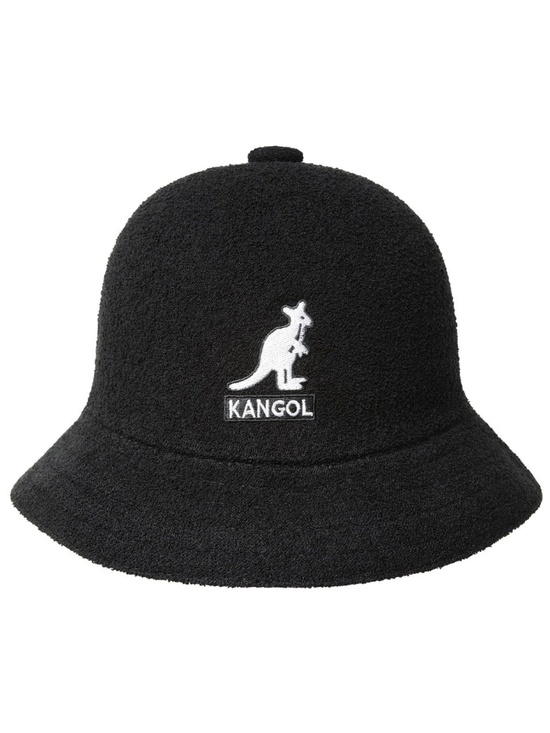 NEW Kangol Big Logo Casual Bucket Hat Black Small main image 4
